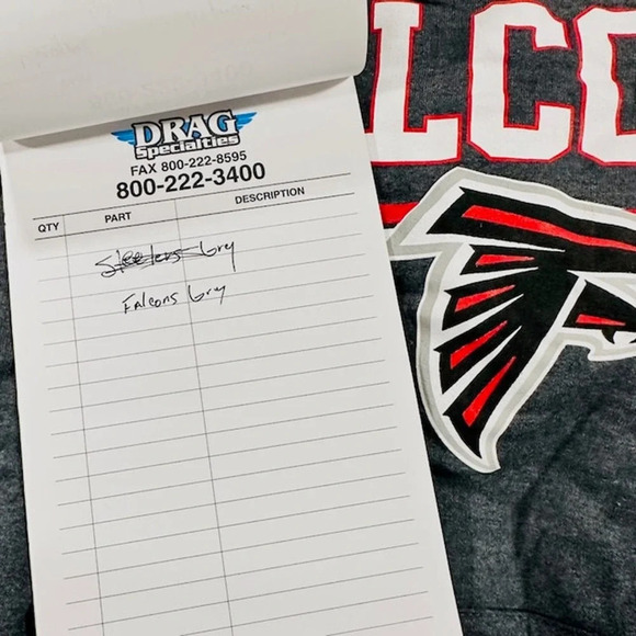 NEW Campus Colors Atlanta Falcons Game Day Hoodie Sweatshirt Gray Mens Size M - Picture 6 of 6